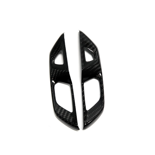(2020'+) C8 Corvette Carbon Fiber Door Lock Trim Covers