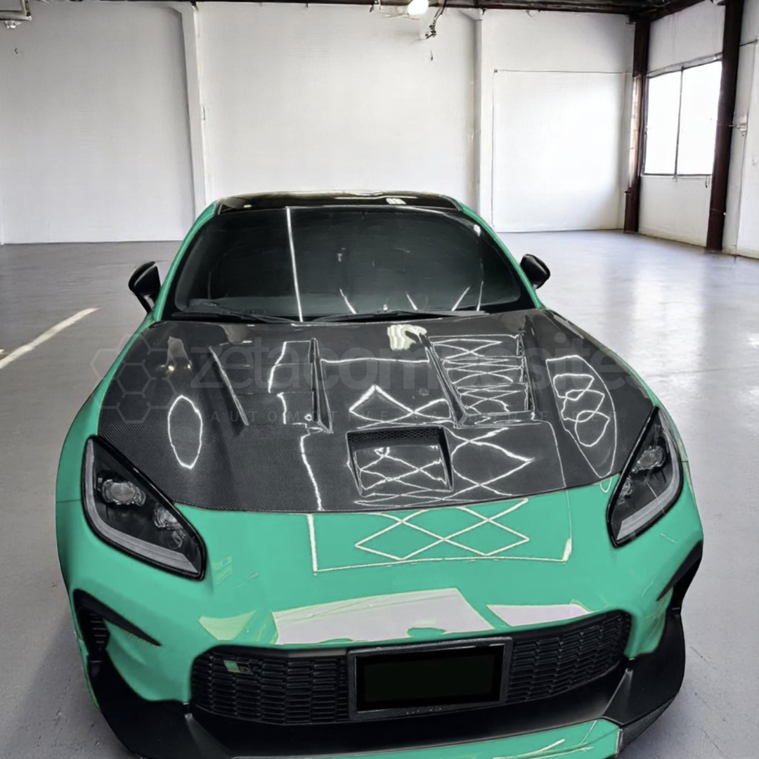 Carbon Fiber Hood for 2022+ Toyota GR86 / Subaru BRZ - Track Style