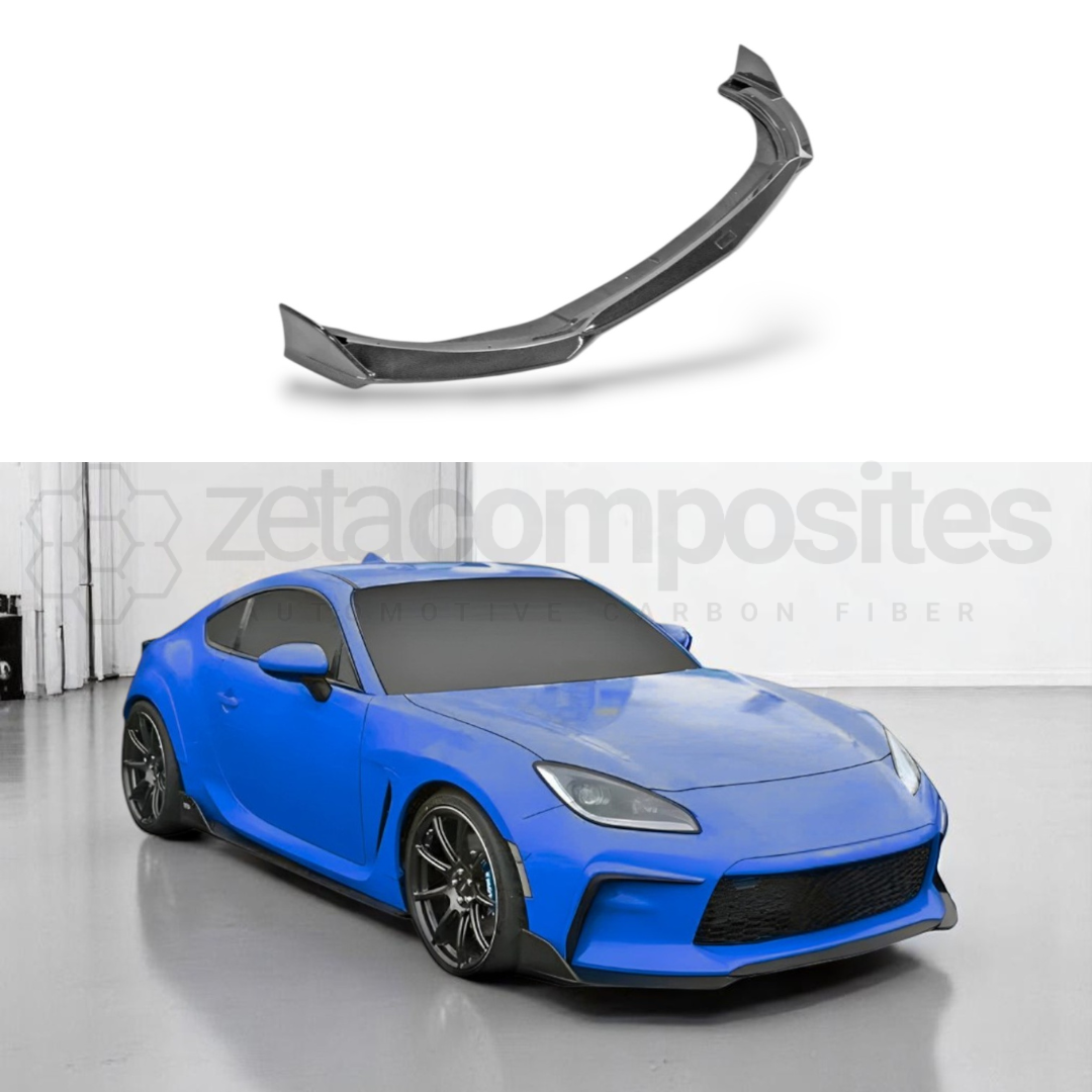 Real Carbon Fiber Front Lip OE+ Style for Toyota Gr86 | Zd8 | Subaru BRZ 2022+