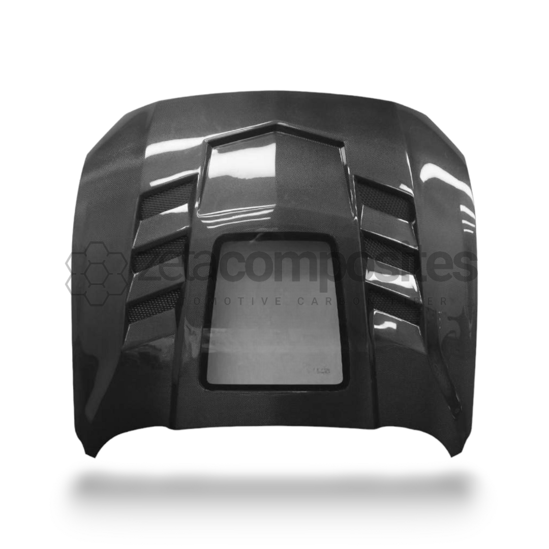 Carbon Fiber Glass Window Hood for S550 Mustang (15'-23')