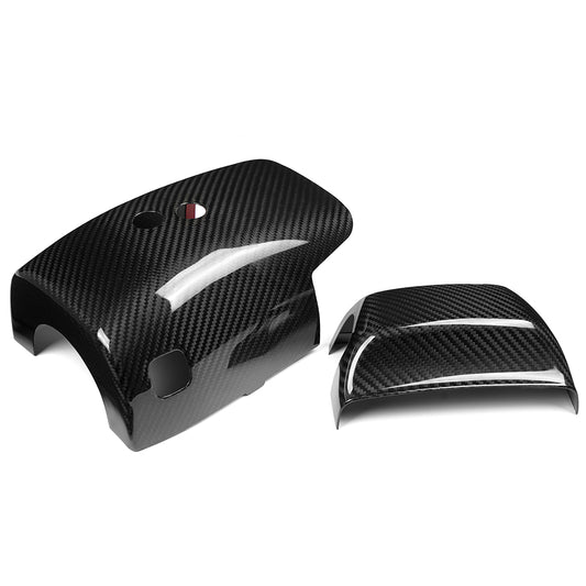 (2020'+) C8 Corvette Carbon Fiber Steering Column Shell Covers
