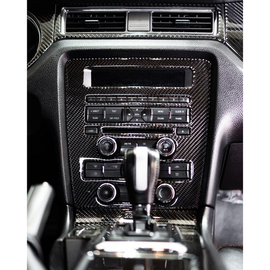 2010-2014 Mustang Carbon Fiber Radio Trim