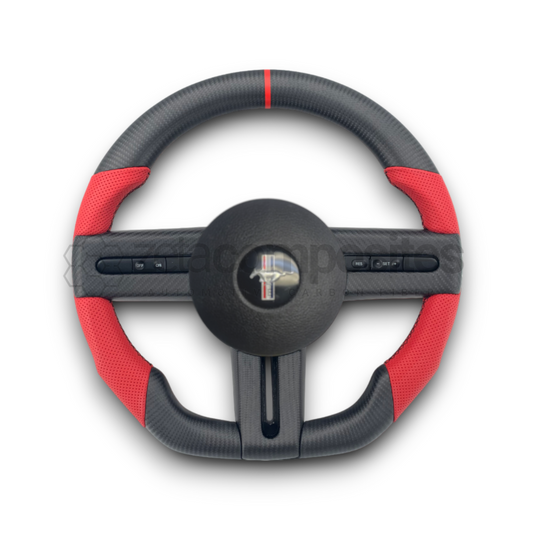 2005-2009 Mustang Carbon Fiber Steering Wheel Custom Build