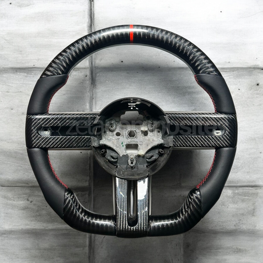 2005-2009 Mustang 3x3 Carbon Fiber Steering Wheel IN STOCK