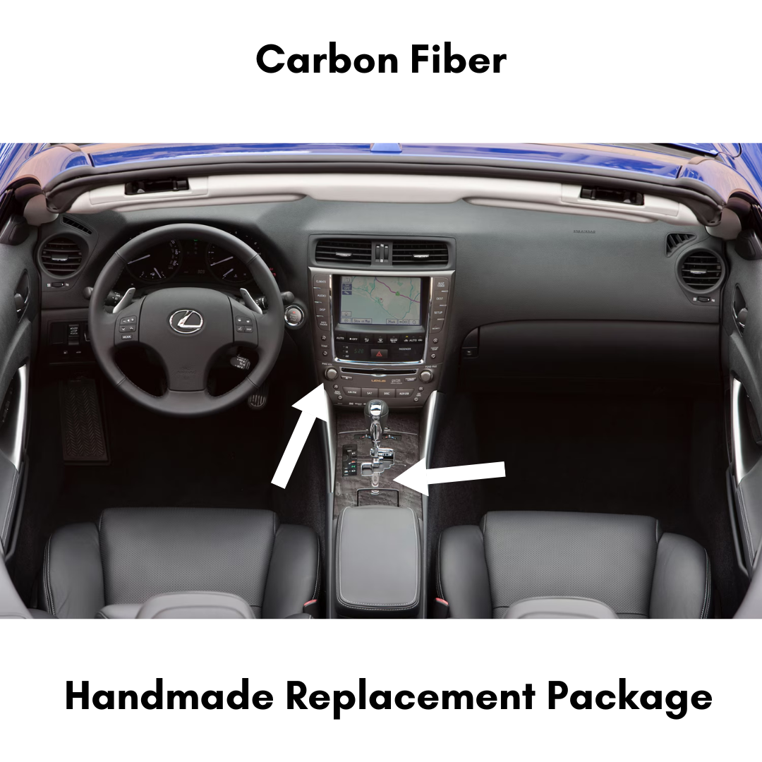 2006-2013 IS Carbon Fiber Interior Direct Replacement Package ZetaC™