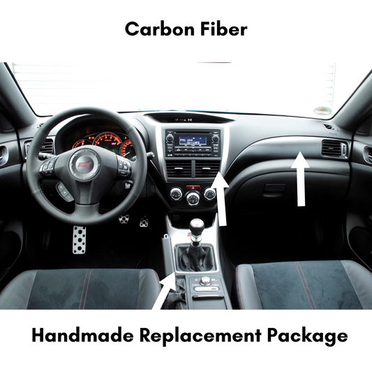 Impreza WRX 08'-14' Carbon Fiber Interior Direct Replacement Package ZetaC™