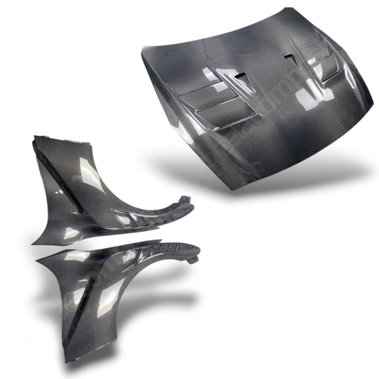 (2009'-2016') Nissan GTR R35 Carbon Fiber Hood & Fender Set