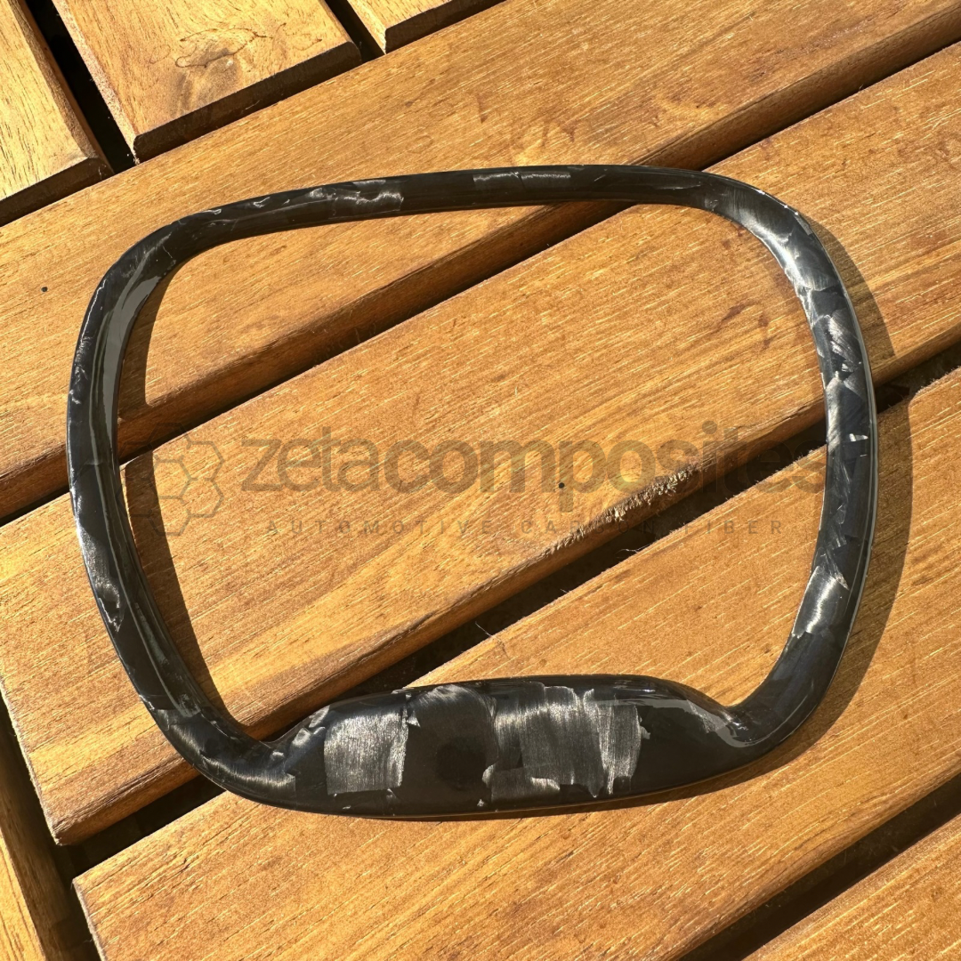 Dodge Carbon Fiber Horn Bezel Cover