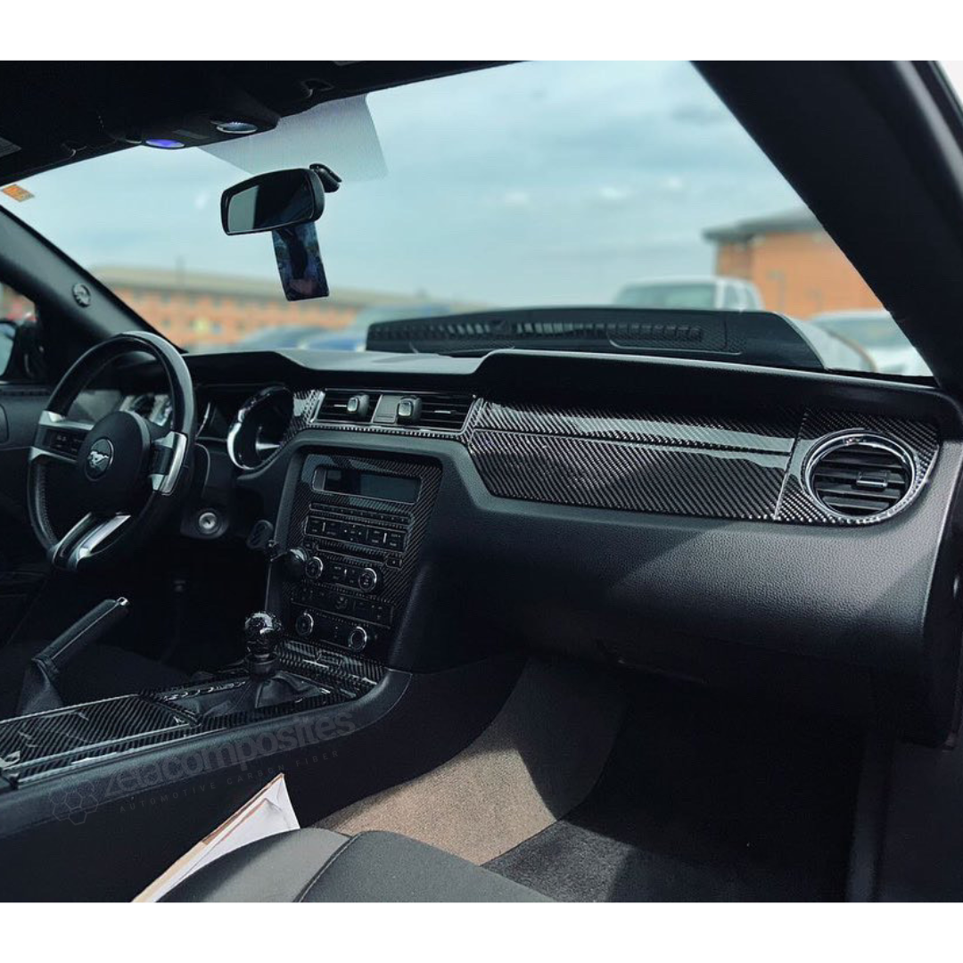 Mustang Carbon Fiber Interior Trim Kit Full for 2010-2014 S197