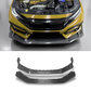 Carbon Fiber Front Lip Track Style for 10th Gen Civic Type R (2016'-2021')