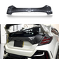 Carbon Fiber Trunk Applique Replacement for 10th Gen Honda Civic FK7 FK8 (2016'-2021')