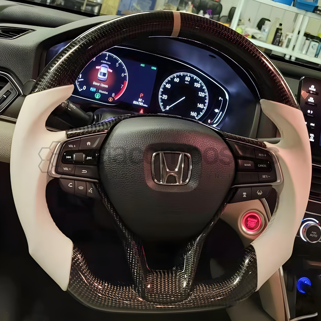 2018-2022 Honda Accord Carbon Fiber Steering Wheel Customizable