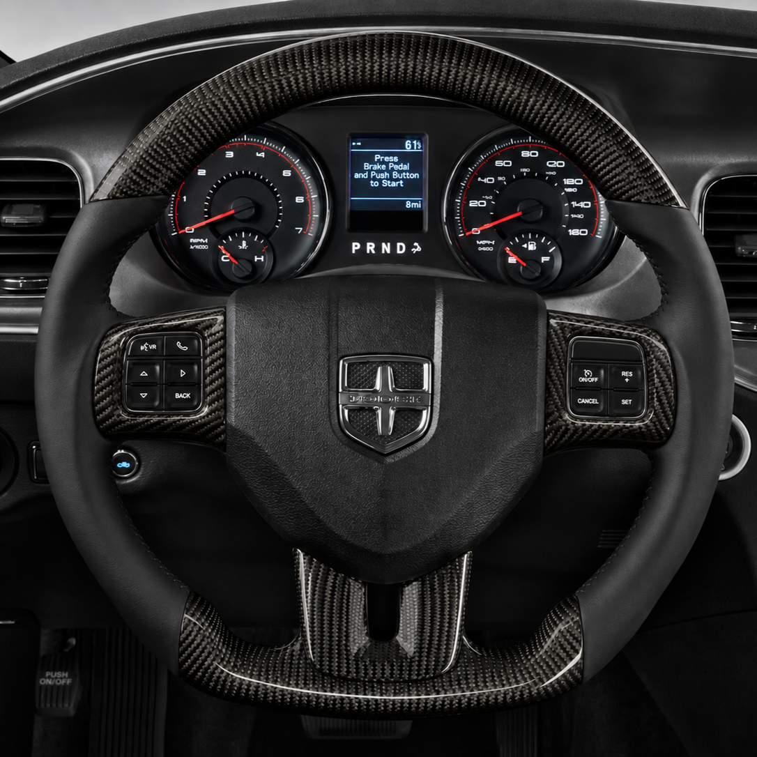 (2011'-2014') Dodge Charger Challenger Carbon Fiber Steering Wheel