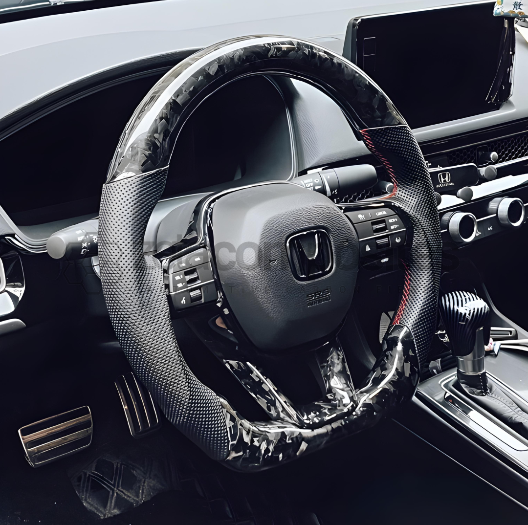 2023+ Honda Civic/Accord/Acura Carbon Fiber Steering Wheel Customizabl –  ZetaComposites