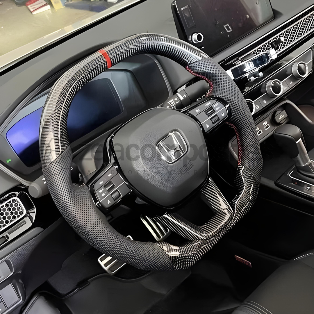 2023+ Honda Civic/Accord/Acura Carbon Fiber Steering Wheel Customizabl –  ZetaComposites