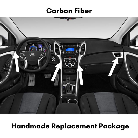 Hyundai Elantra Carbon Fiber Interior Direct Replacement Package ZetaC™