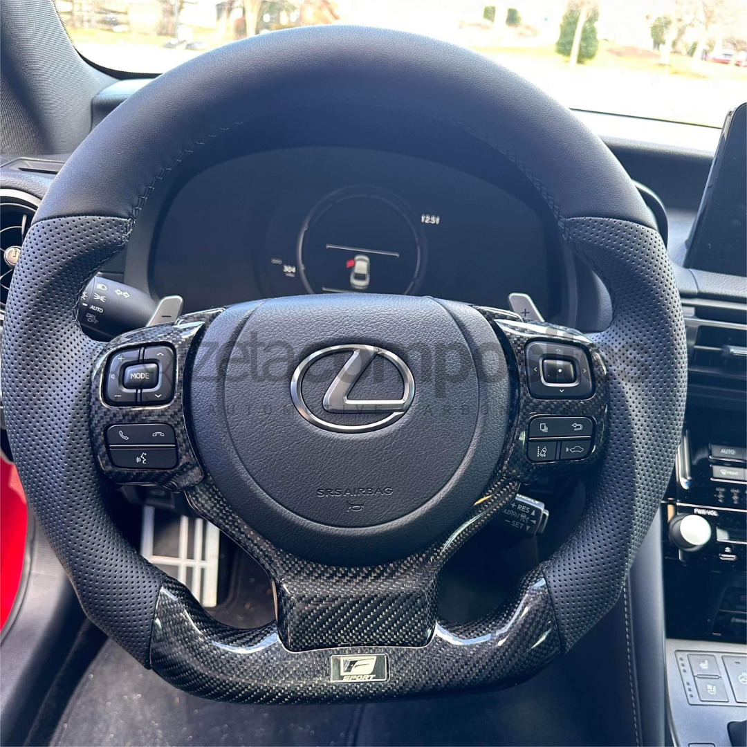 2014+ Lexus IS250 / IS300 / IS350 Carbon Fiber Steering Wheel