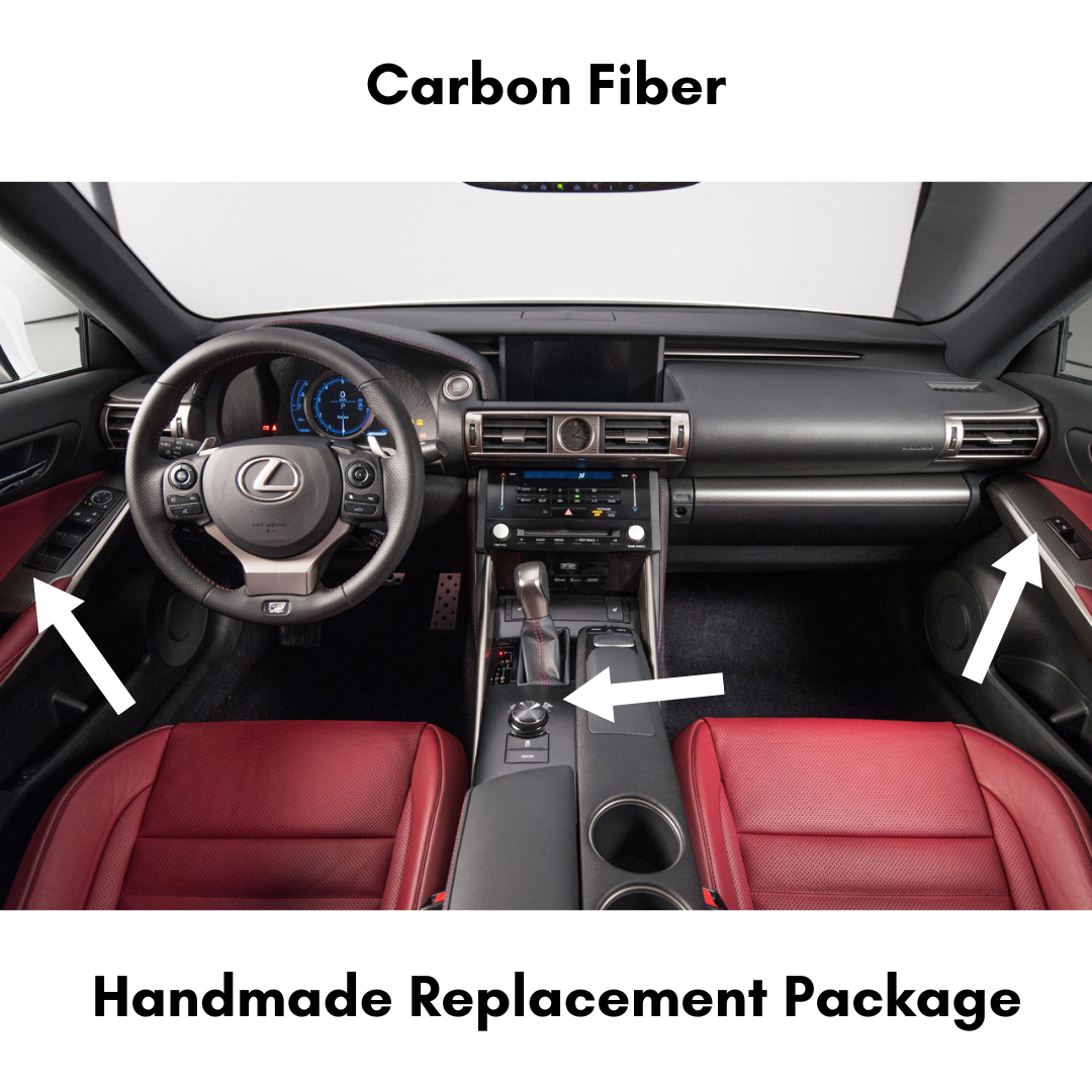 2014+ IS200 IS250 IS350 Carbon Fiber Interior Direct Replacement Package ZetaC™