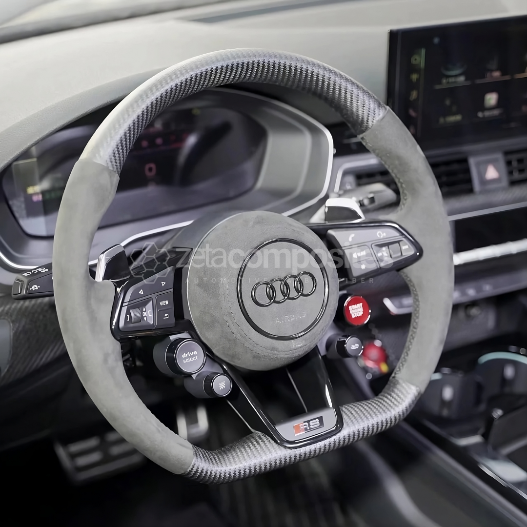 2015+ Audi R8/Audi TT Carbon Fiber Steering Wheel