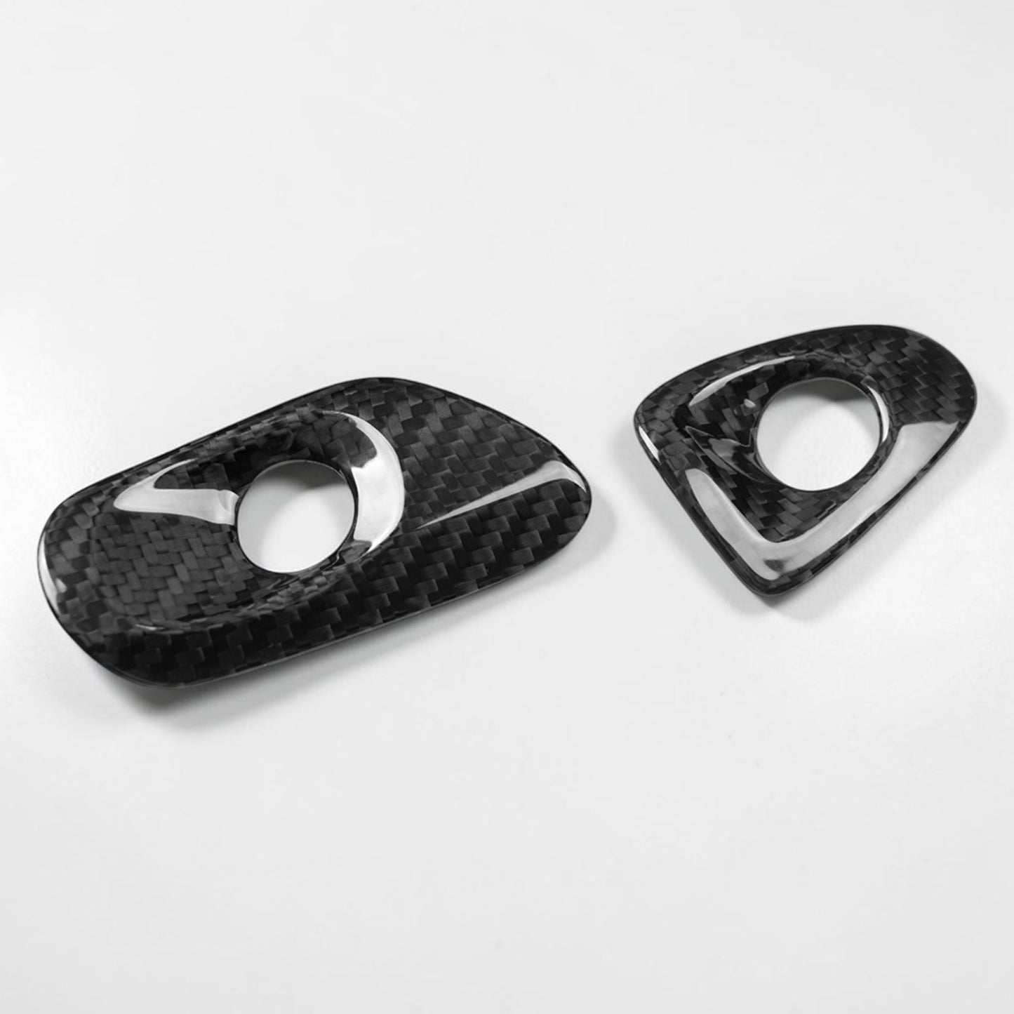 (2005'-2013') C6 Corvette Carbon Fiber Door Button Bezel Covers