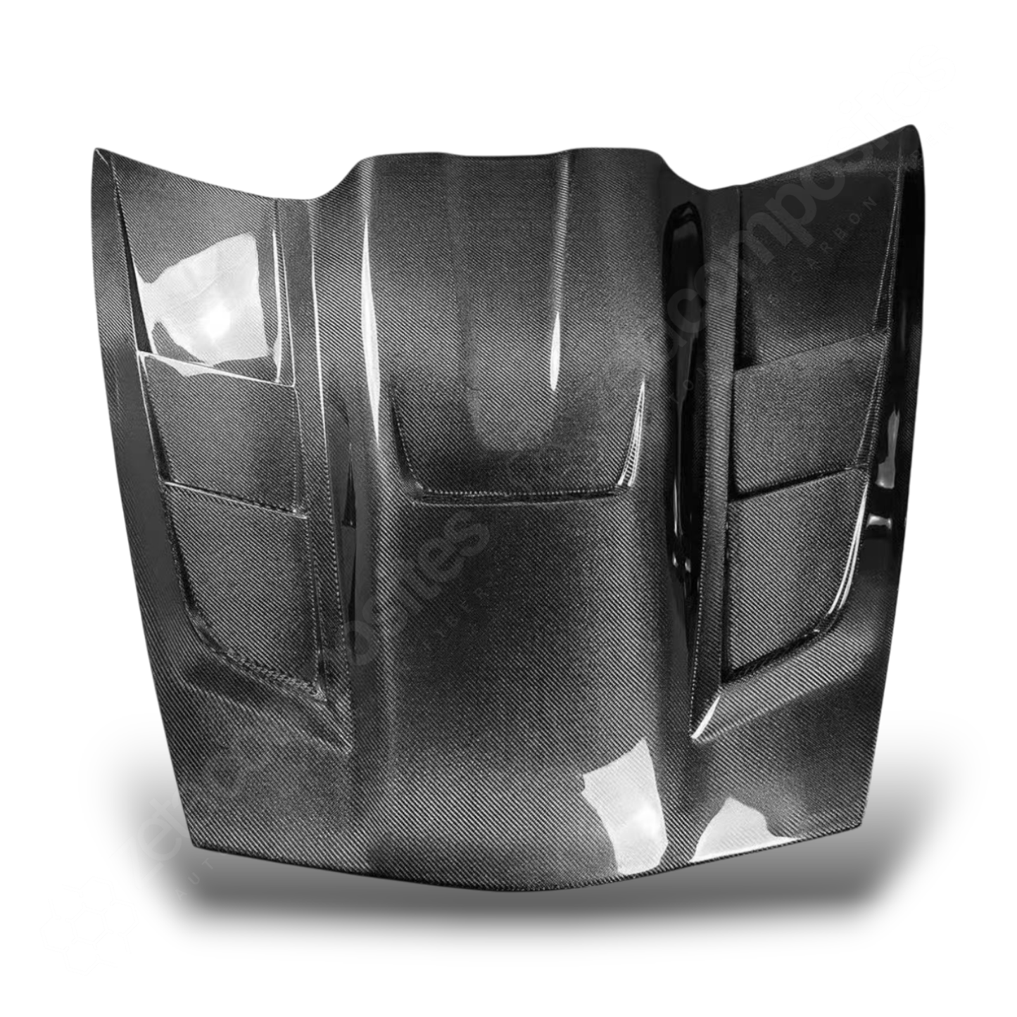 (2005'-2013') C6 Corvette Carbon Fiber Hood & Fenders - 1320 Style