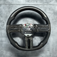 black carbon steering wheel for mustang