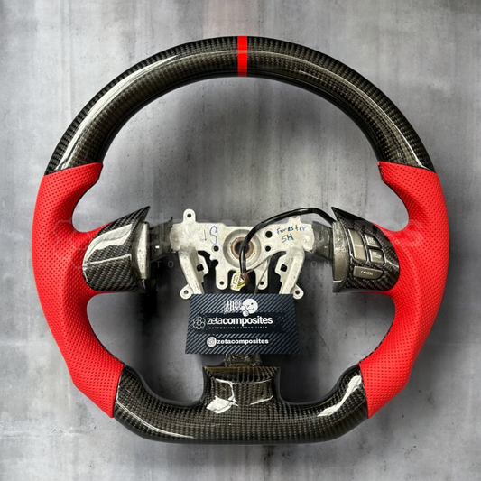 impreza custom carbon fiber steering wheel 3rd gen