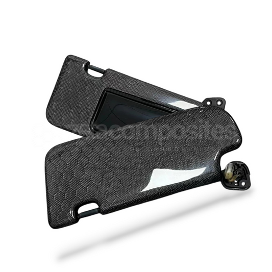 2008-2013 Infiniti G37 Carbon Fiber Sun Visor Replacement Set
