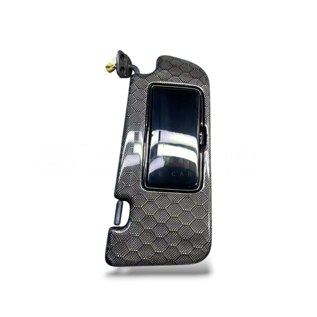 2008-2013 Infiniti G37 Carbon Fiber Sun Visor Replacement Set