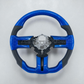 Carbon Fiber Steering Wheel for Mustang (2010'-2014') (Carbon Button Frames Included)