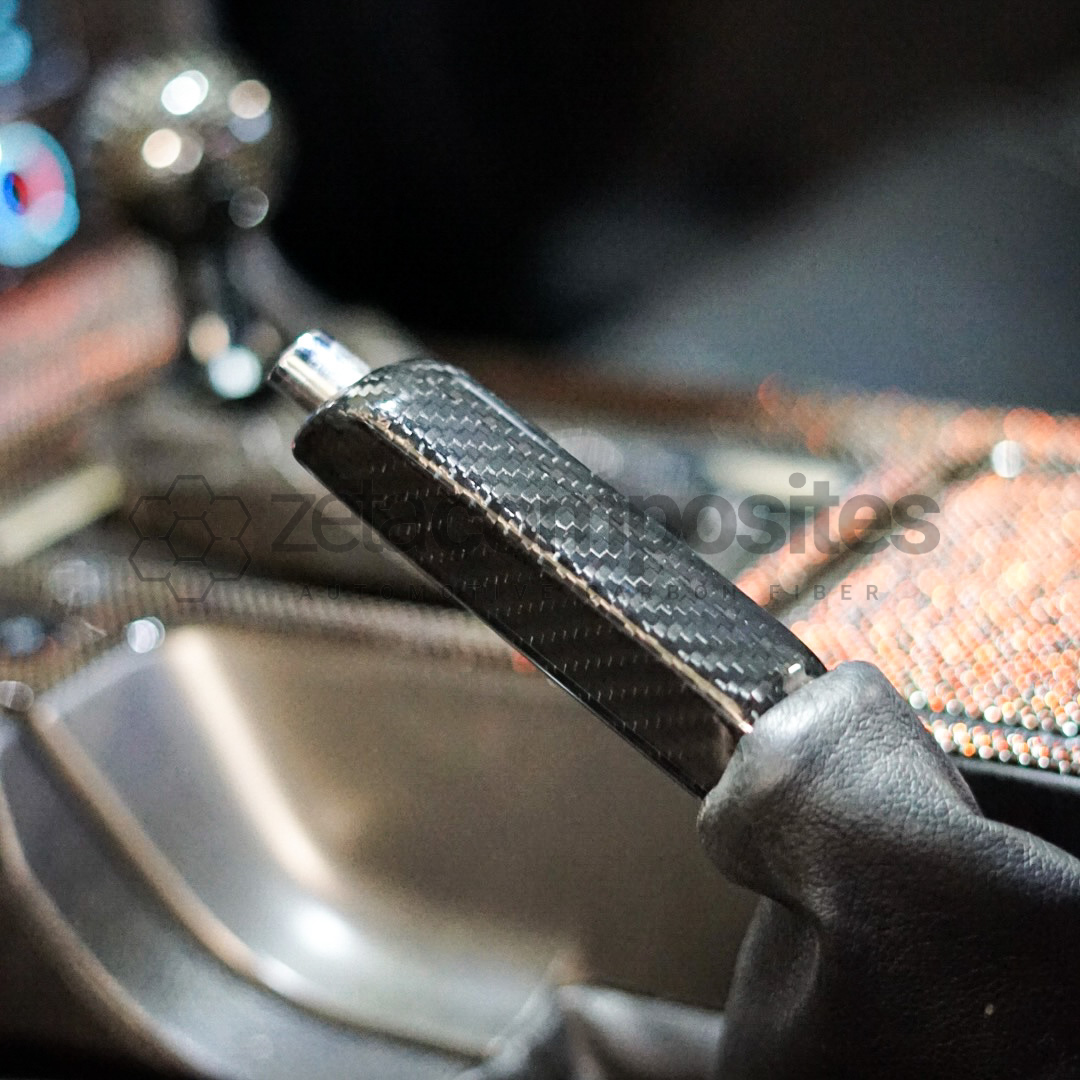 carbon fiber handbrake handle for mustang 