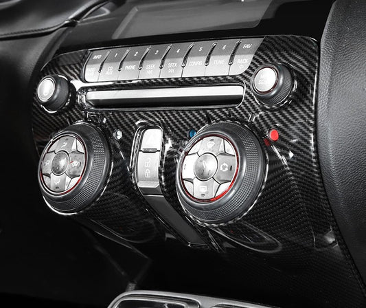 (2010'-2015') Camaro Carbon Fiber Control Panel Cover