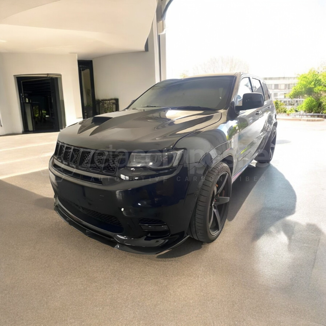 2011-2023 Jeep Grand Cherokee Carbon Fiber Hellcat Style Hood