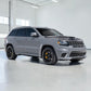 grey trackhawk with carbon fiber viper style hood
