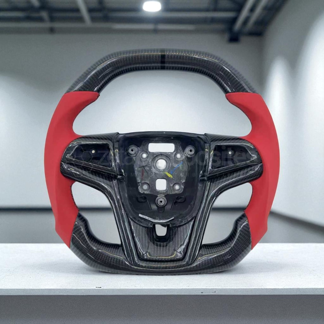 Carbon Fiber Steering Wheel for 2012-2015 Camaro (Carbon Button Frame Included)