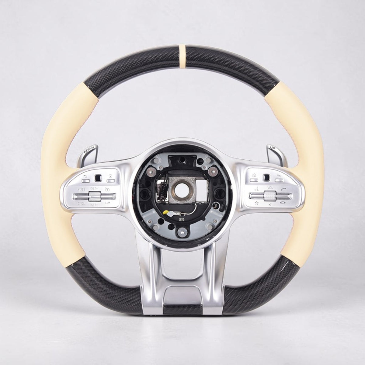 (2018'+) Mercedes AMG Carbon Fiber Steering Wheel C/E/G/GT/S Class Upgrade