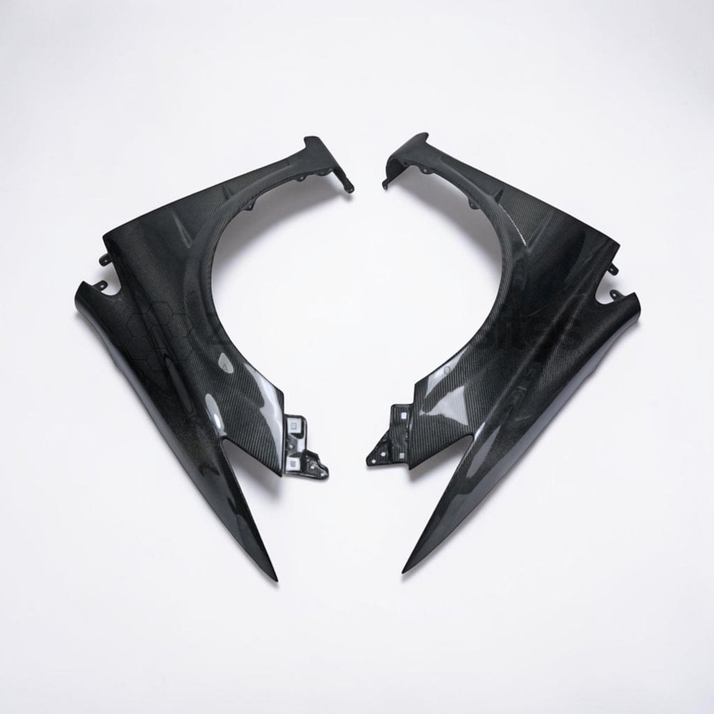 (12'-15' Sedan) (12'-13' Coupe) Honda Civic Carbon Fiber Fenders - Vented