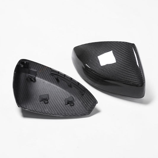 (2012'-2019') Audi A3 / S3 / RS3 Dry Carbon Fiber Replacement Mirror Cap Set