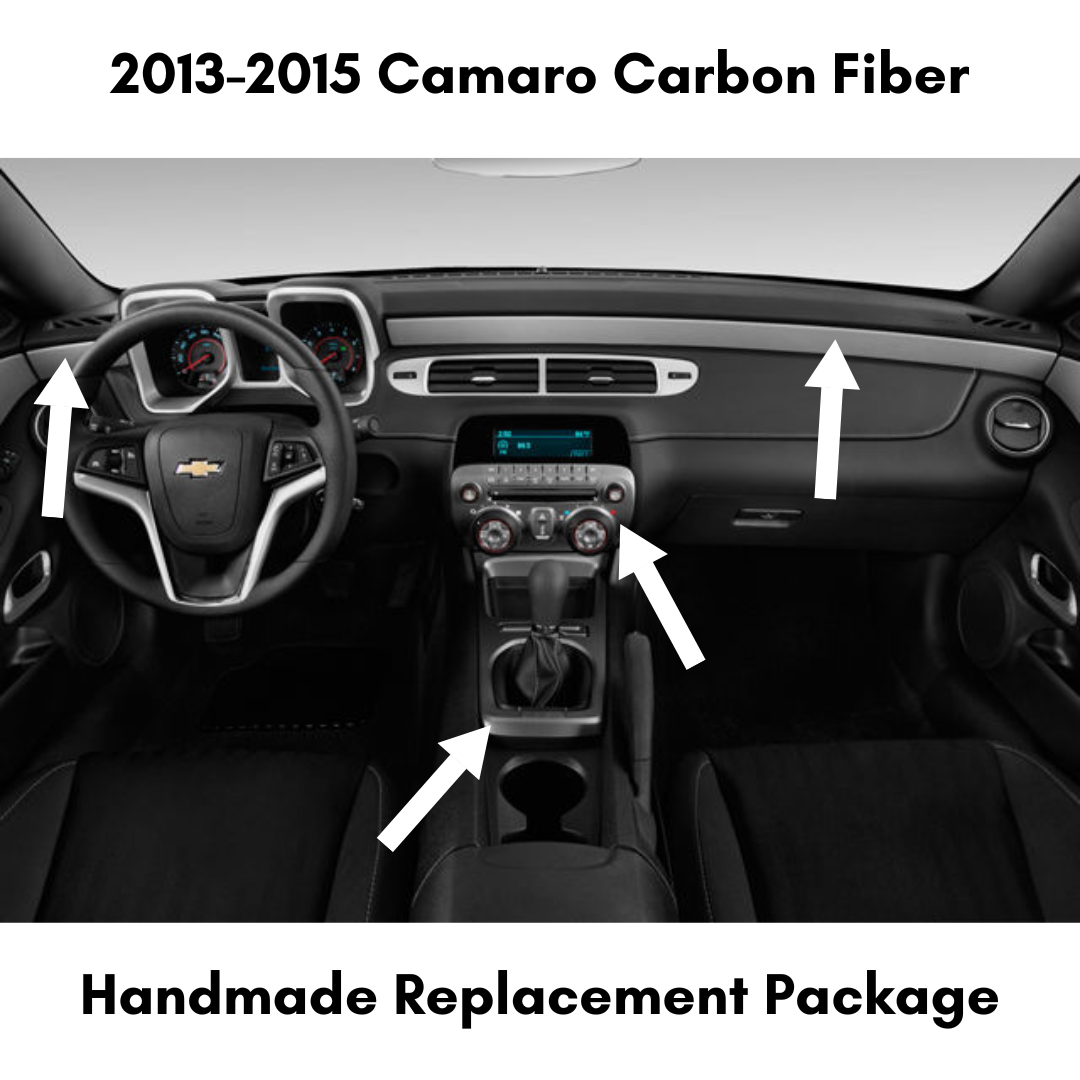 ZetaC™ 2012-2015 Camaro Carbon Fiber Interior Direct Replacement Package