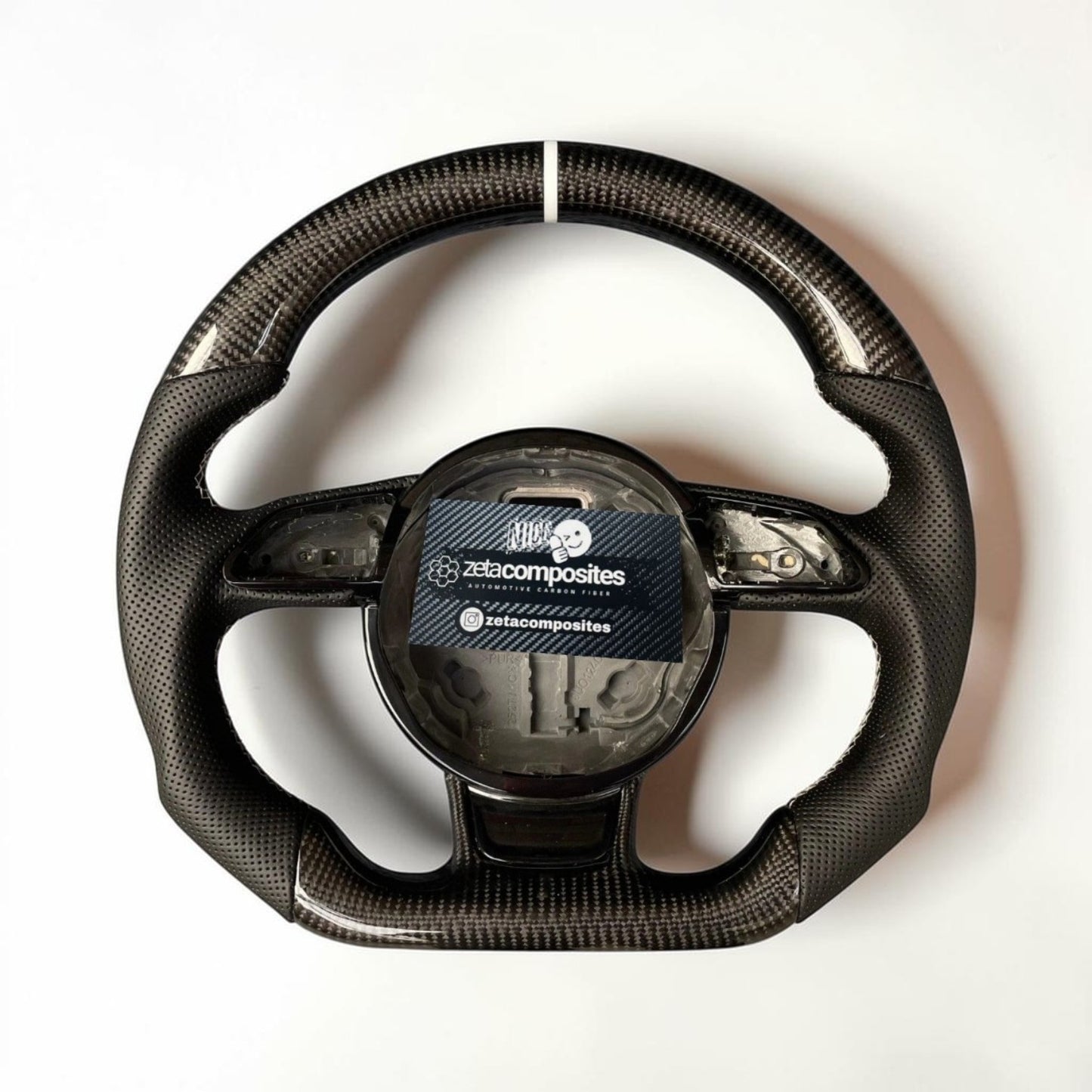 (2013'+) Audi B8.5+ A/S/RS Carbon Fiber Steering Wheel