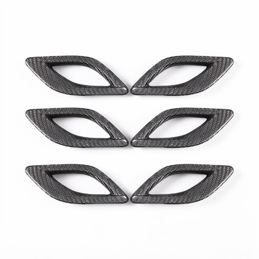 (2013'+) Maserati Quattroporte Carbon Fiber Fender Vent Covers (6)