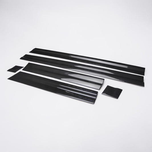 (2011'-2017') Porsche Cayenne Carbon Fiber Door Trim Moulding Covers (Exterior)