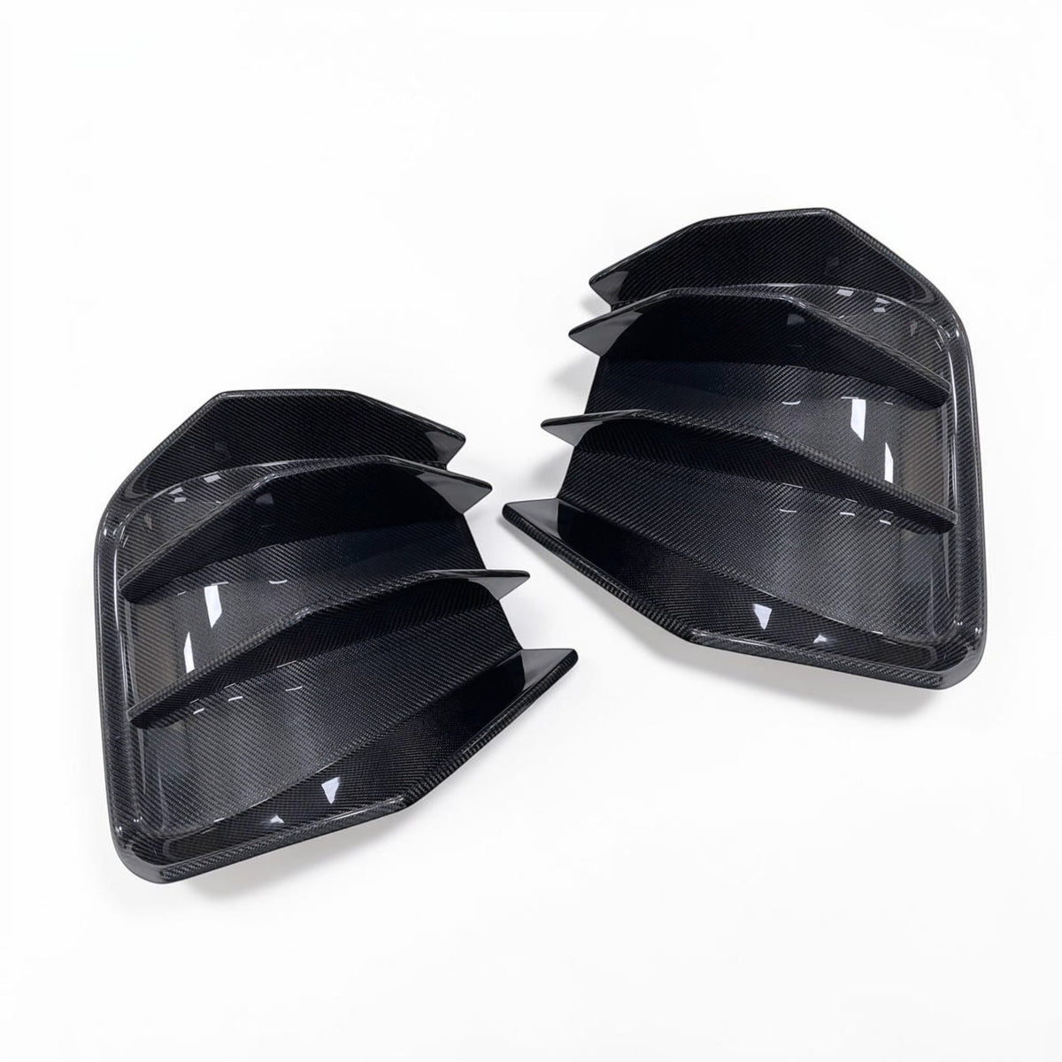 (2014'-2019') C7 Corvette Carbon Fiber Diffuser 2 Pc Add-On