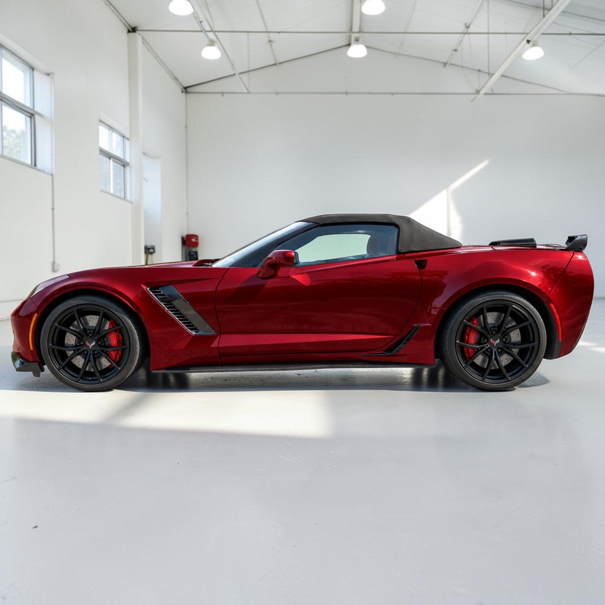 (14'-19') C7 Corvette Carbon Fiber Side Skirts