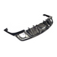 2015-2017 Carbon Fiber Diffuser Mustang Rear Valance Single Tip