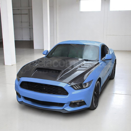 2015-2023 Mustang Carbon Fiber Termi Style Cowl Hood