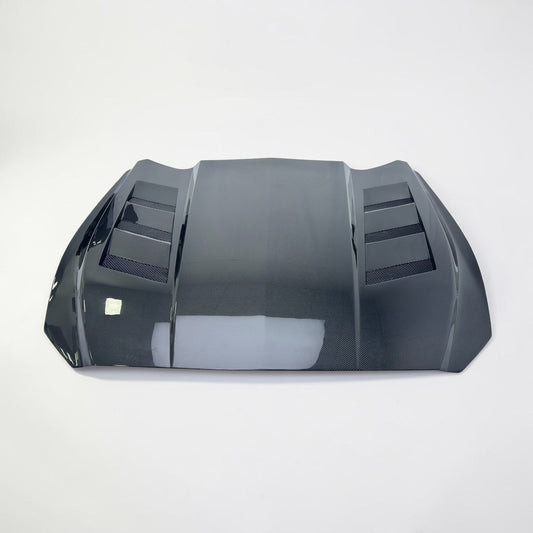 (2015'-2023') Mustang Carbon Fiber Hood - Track Style (TS)