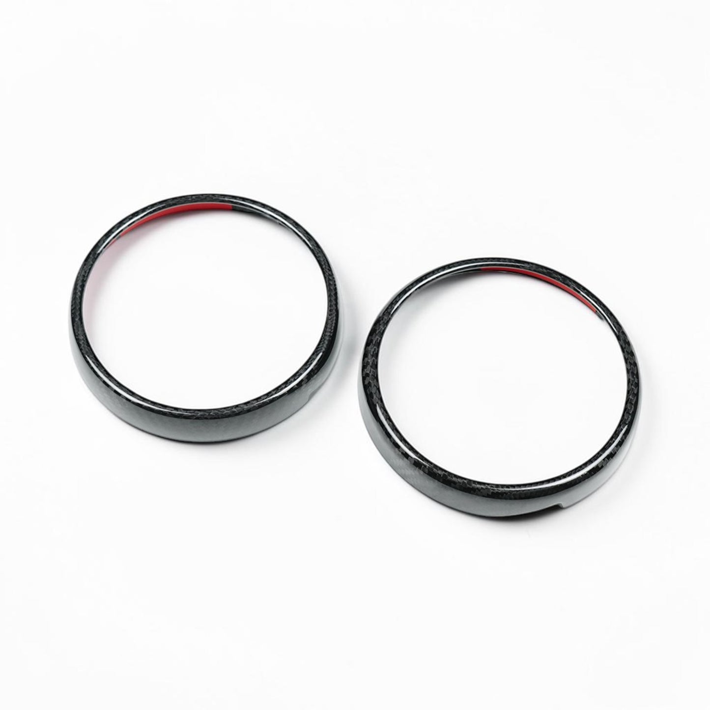 (15'-23') Mustang Carbon Fiber Gauge Ring Insert Covers