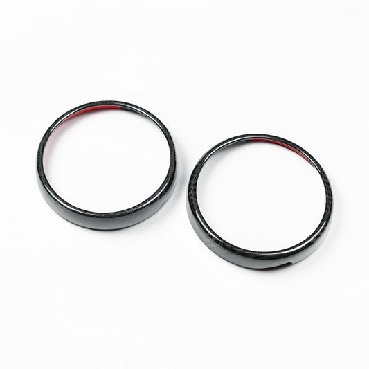 (15'-23') Mustang Carbon Fiber Gauge Ring Insert Covers