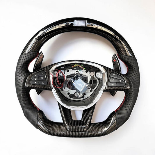 (2015'-2020') Mercedes Benz Carbon Fiber Steering Wheel for C/GLE/E